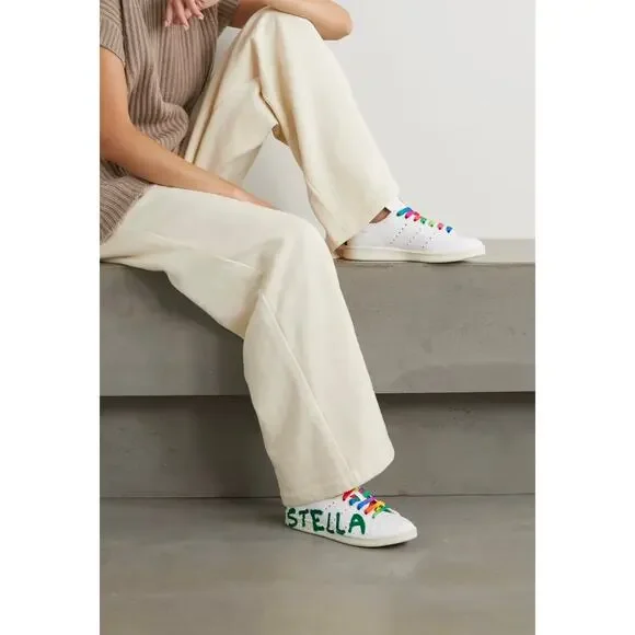 Stella McCartney x Ed Curtis x adidas Originals Stan Smith Classic Sneakers 5.5 - Picture 3 of 13